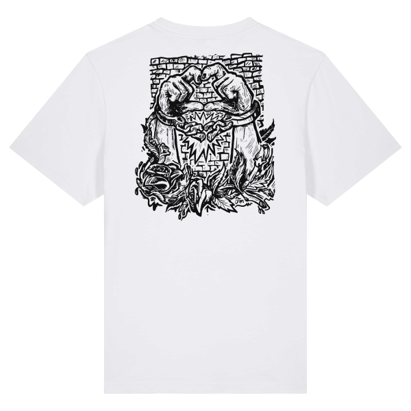 Unisex-Shirt - Bonnie Ton, white (black-print)