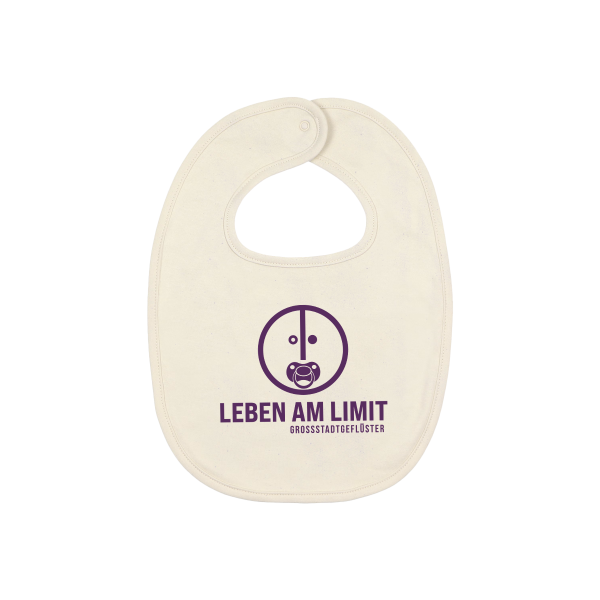 Baby Lätzchen - Leben Am Limit, natural raw