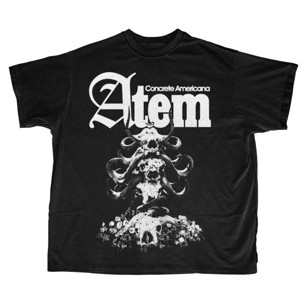 T-Shirt - Concrete Americana, black